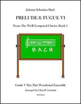 Prelude and Fugue VI (Quintet) P.O.D. cover